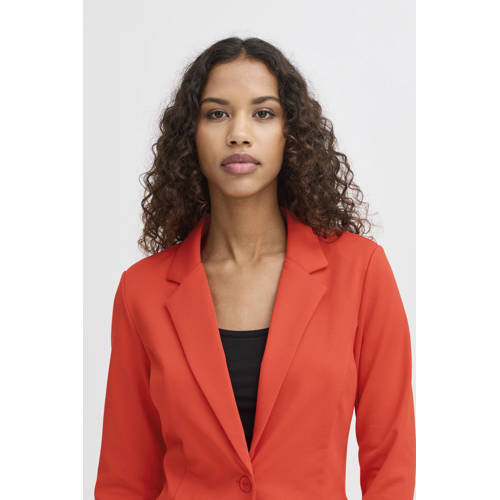 ICHI jersey getailleerde blazer afbeelding