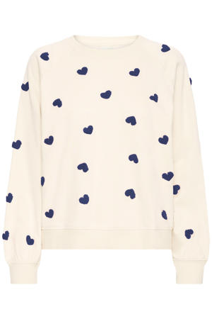 pullover ecru fijn gebreid