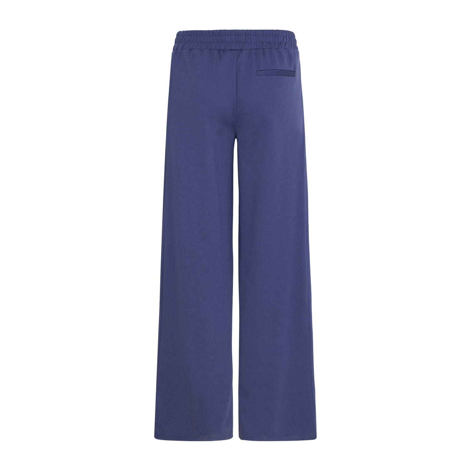 ICHI denim wide leg high waist broek blauw