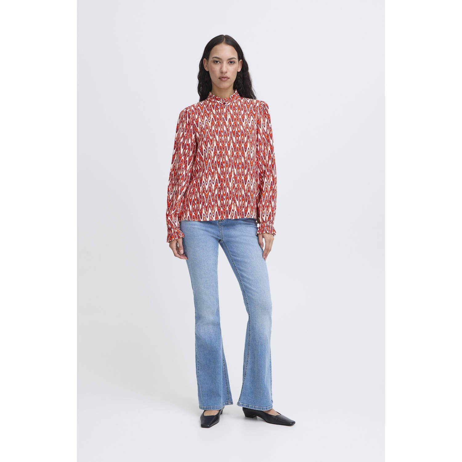 ICHI blousetop rood