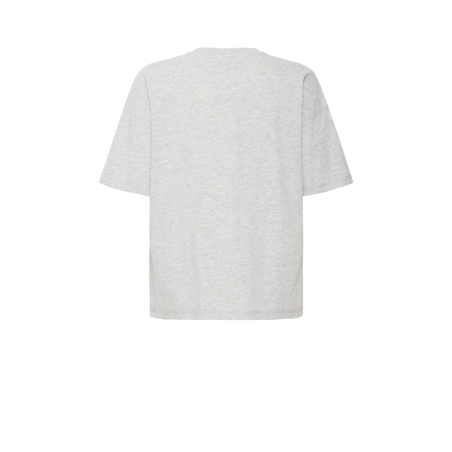 ICHI T-shirt lichtgrijs