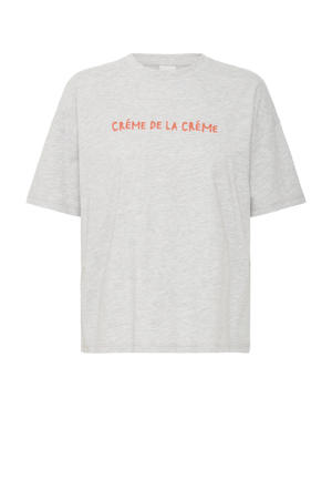T-shirt lichtgrijs