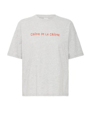 T-shirt lichtgrijs