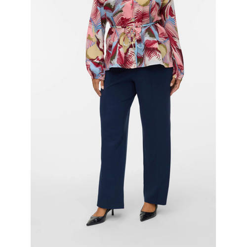 VERO MODA CURVE wide leg high waist casual broek afbeelding