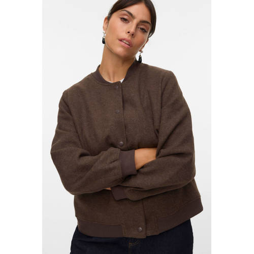 VERO MODA CURVE bomberjack bruin afbeelding