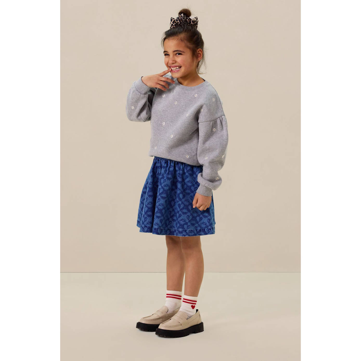 Sissy-Boy denim spijkerrok medium blue denim