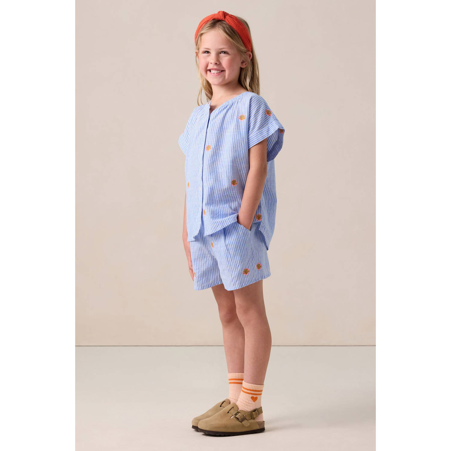 Sissy-Boy casual short lichtblauw