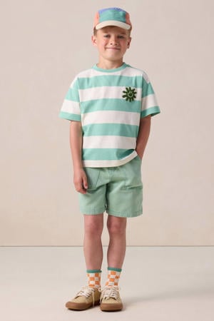 denim short turquoise