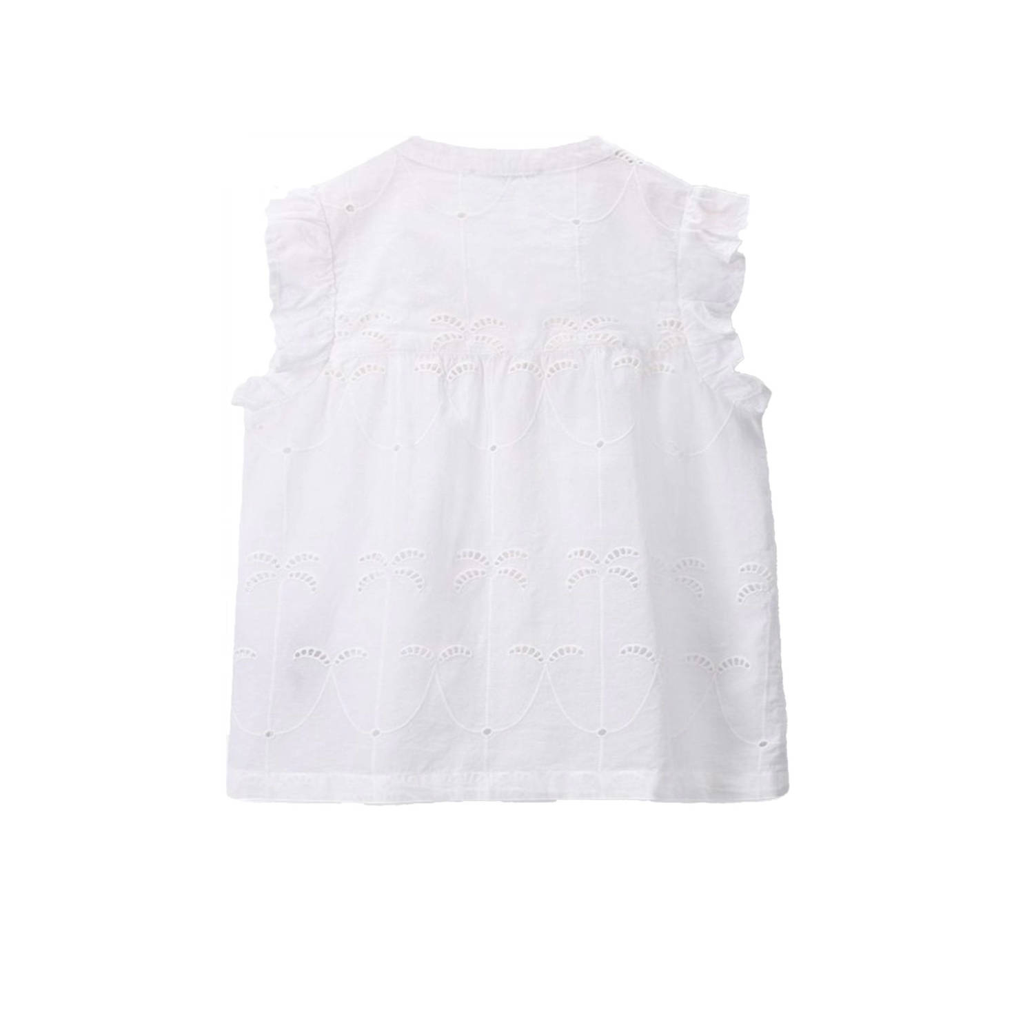 Sissy-Boy blouse wit broderie