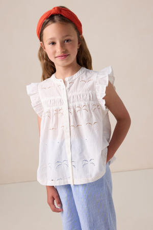 blouse wit broderie