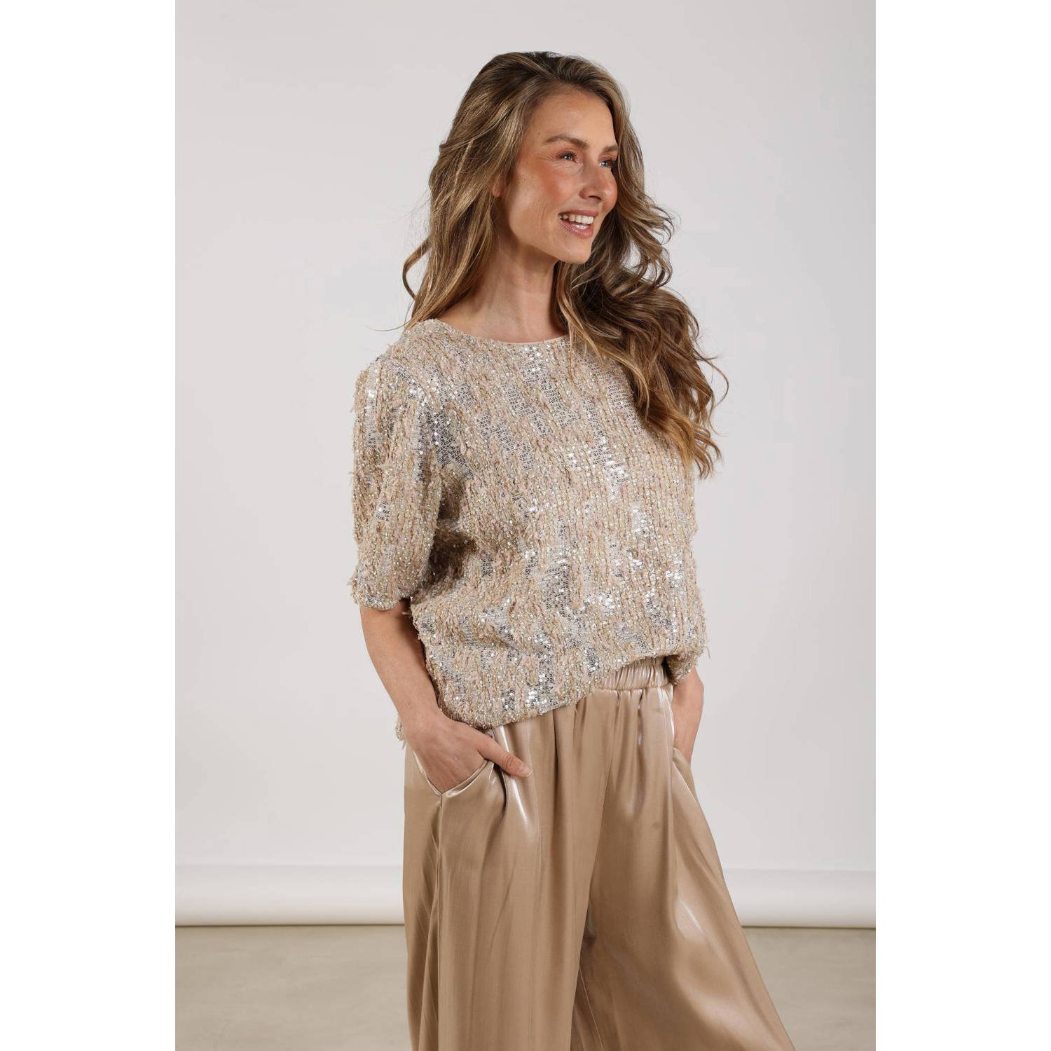 NUKUS Dames Tops & T-shirts Octavia Top Goud