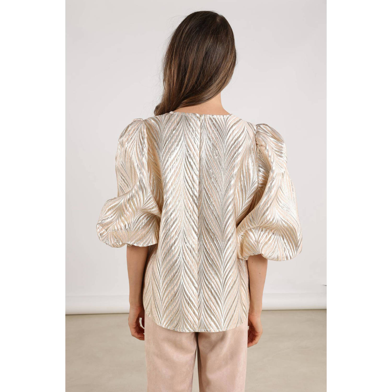 NUKUS top rose goud