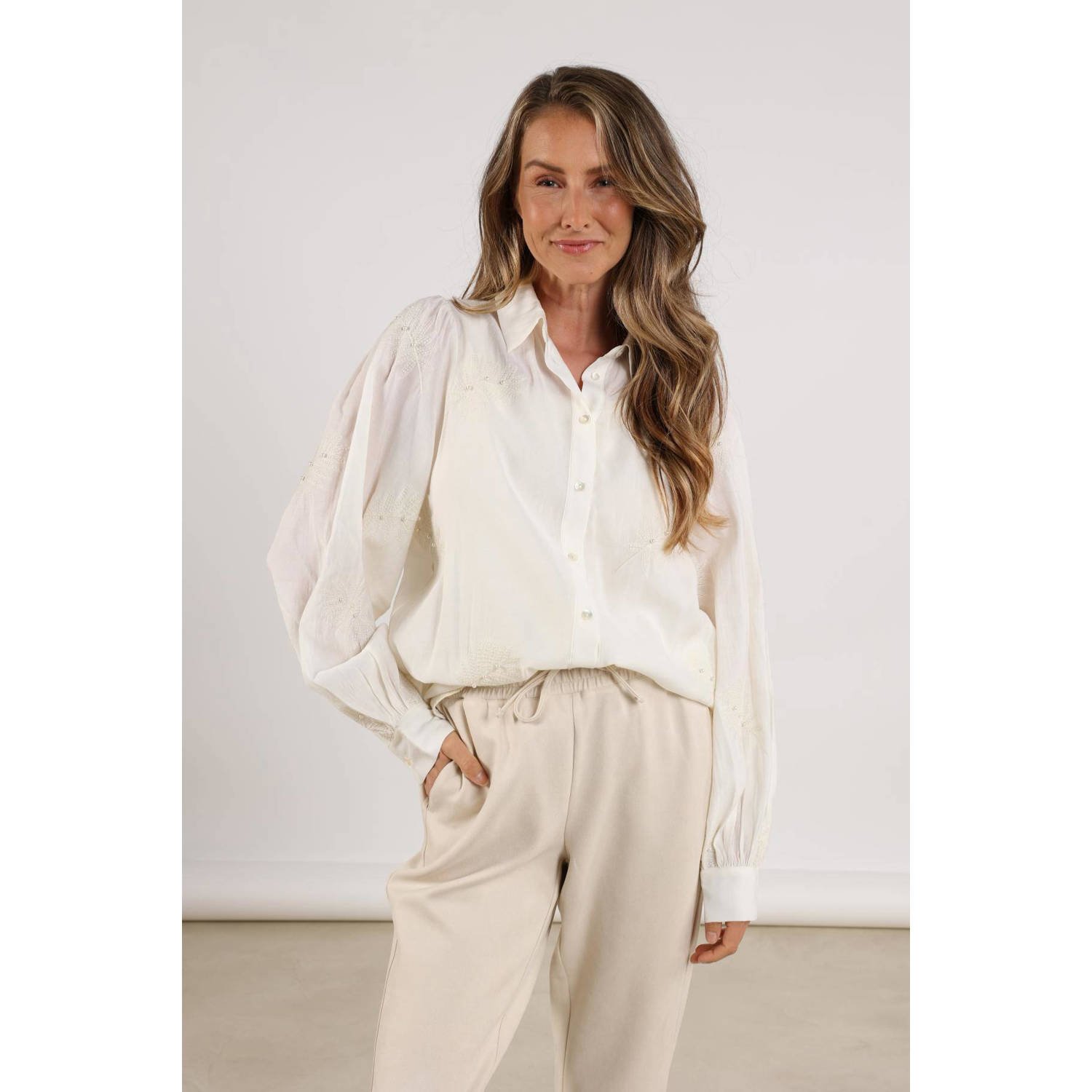 NUKUS blouse ecru
