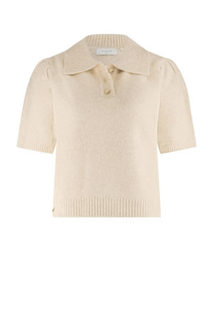 pullover trui zand fijn gebreid