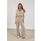 NUKUS straight regular waist pantalon zand