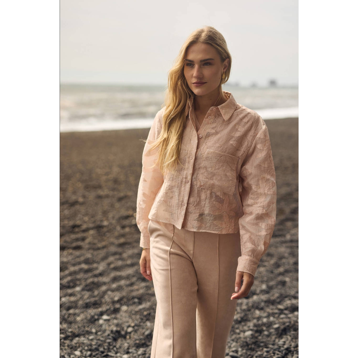 NUKUS blouse lichtroze