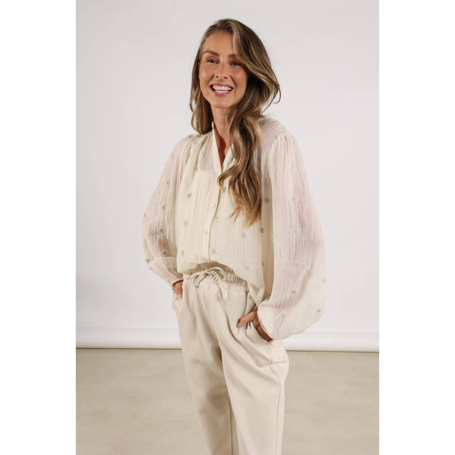 NUKUS blouse ecru