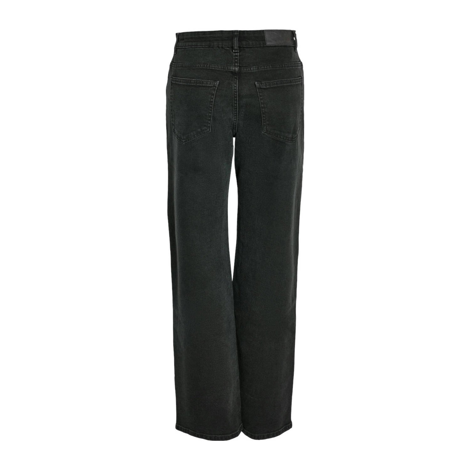 NOISY MAY Curve wide leg jeans zwart