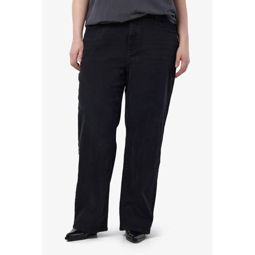 NOISY MAY Curve wide leg jeans zwart afbeelding