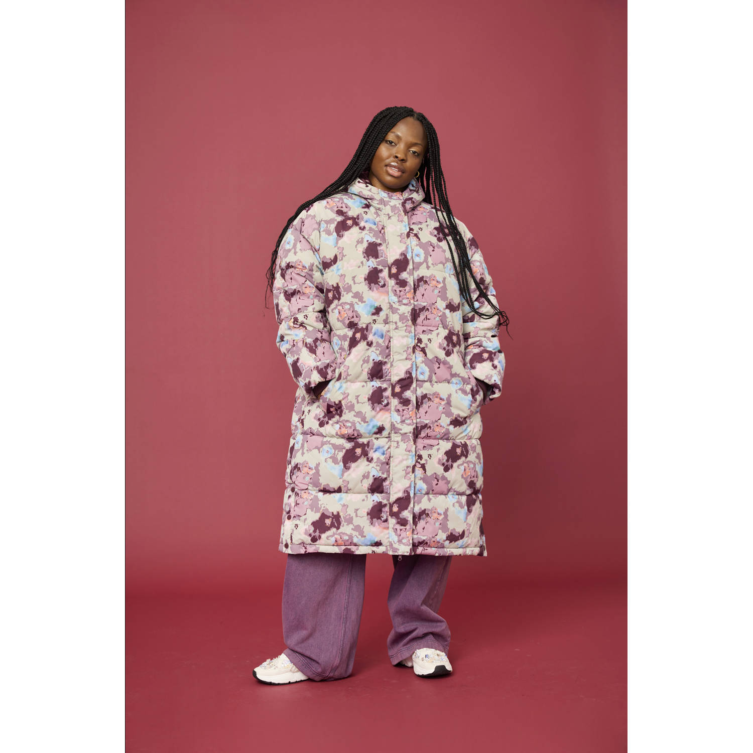Anyday winterjas roze