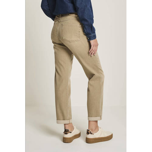 Para Mi high waist loose fit jeans beige afbeelding