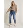 Para Mi high waist loose fit jeans dark blue denim