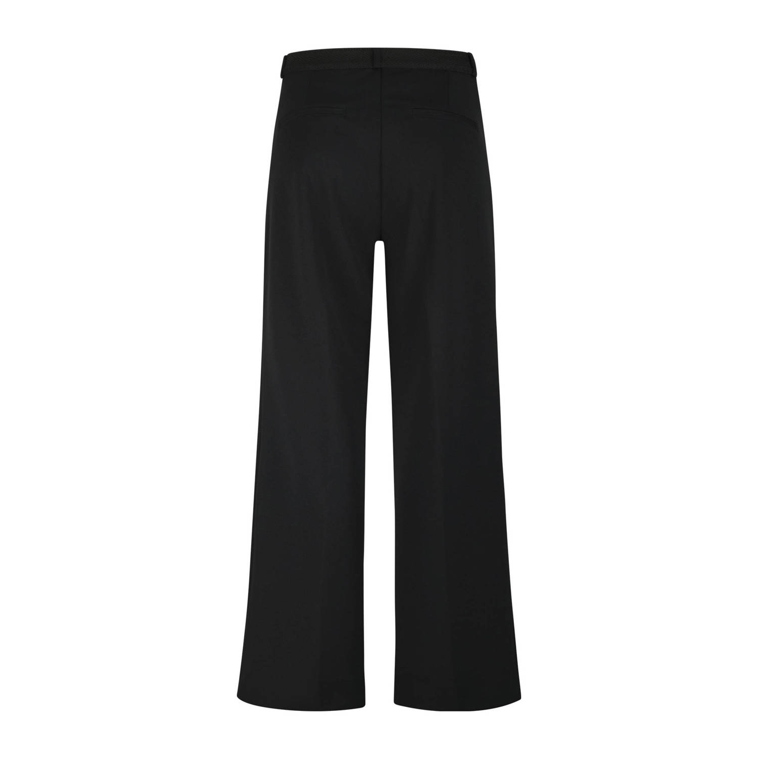 Para Mi wide leg high waist pantalon zwart