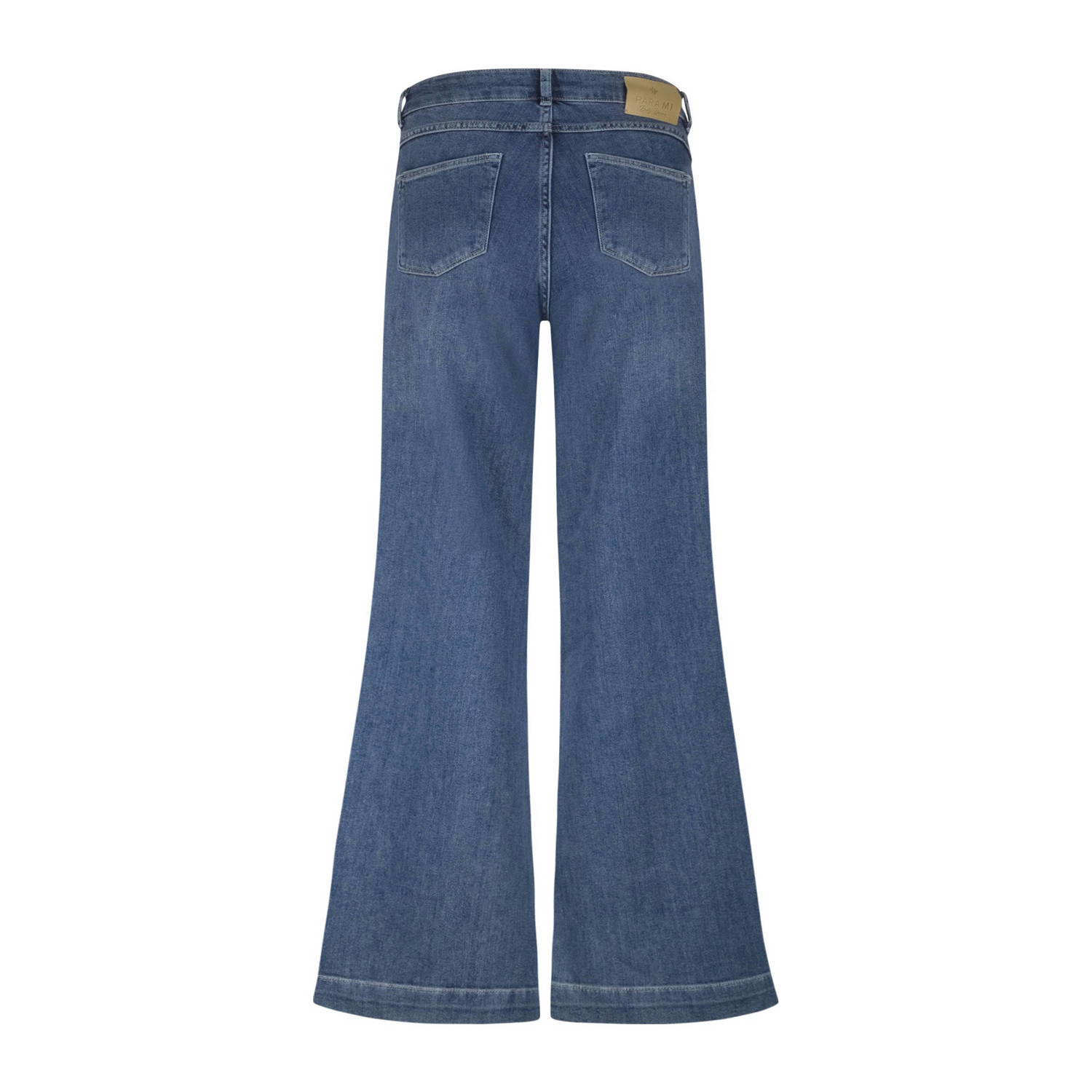 Para Mi high waist flared jeans medium blue denim