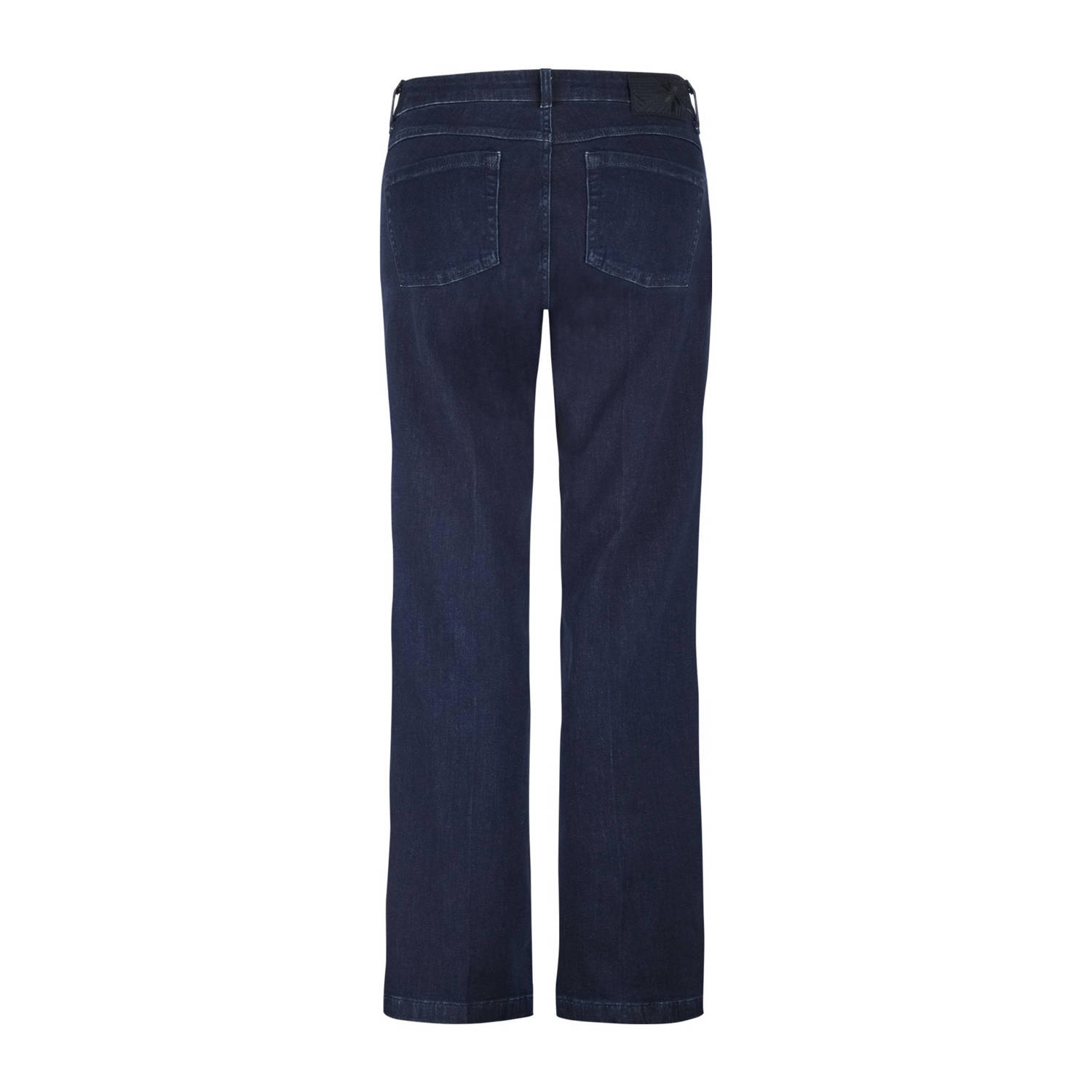 Para Mi high waist wide leg jeans dark blue denim