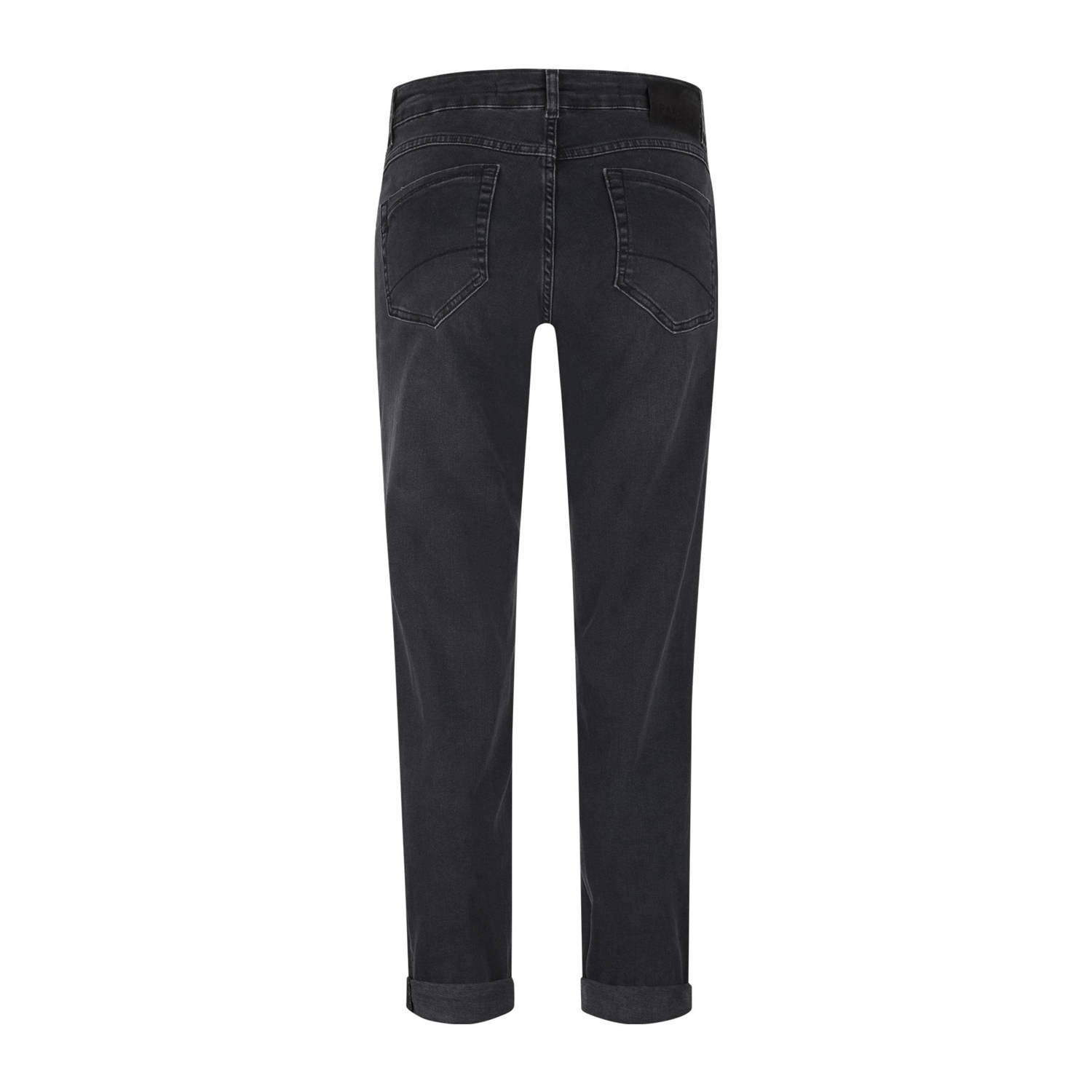 Para Mi high waist straight leg jeans zwart