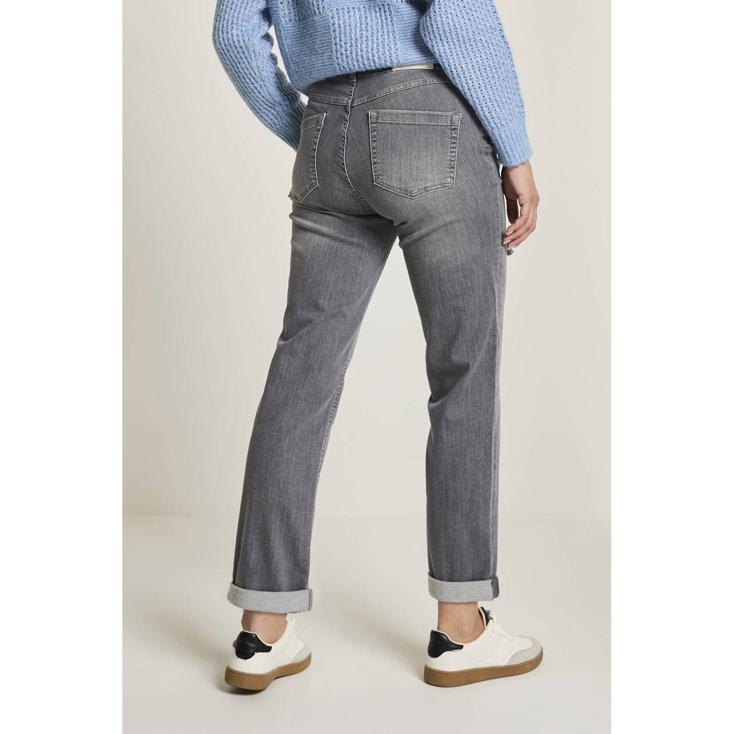 Para Mi high waist loose fit jeans grey denim