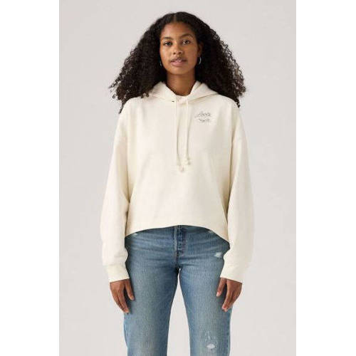 Levi's hoodie met backprint wit afbeelding