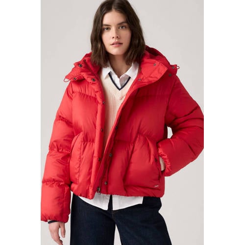 Levi's gewatteerde jas rood afbeelding
