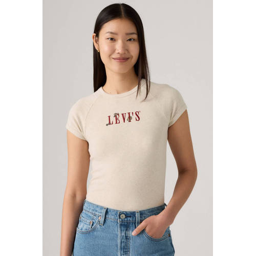 Levi's T-shirt beige afbeelding