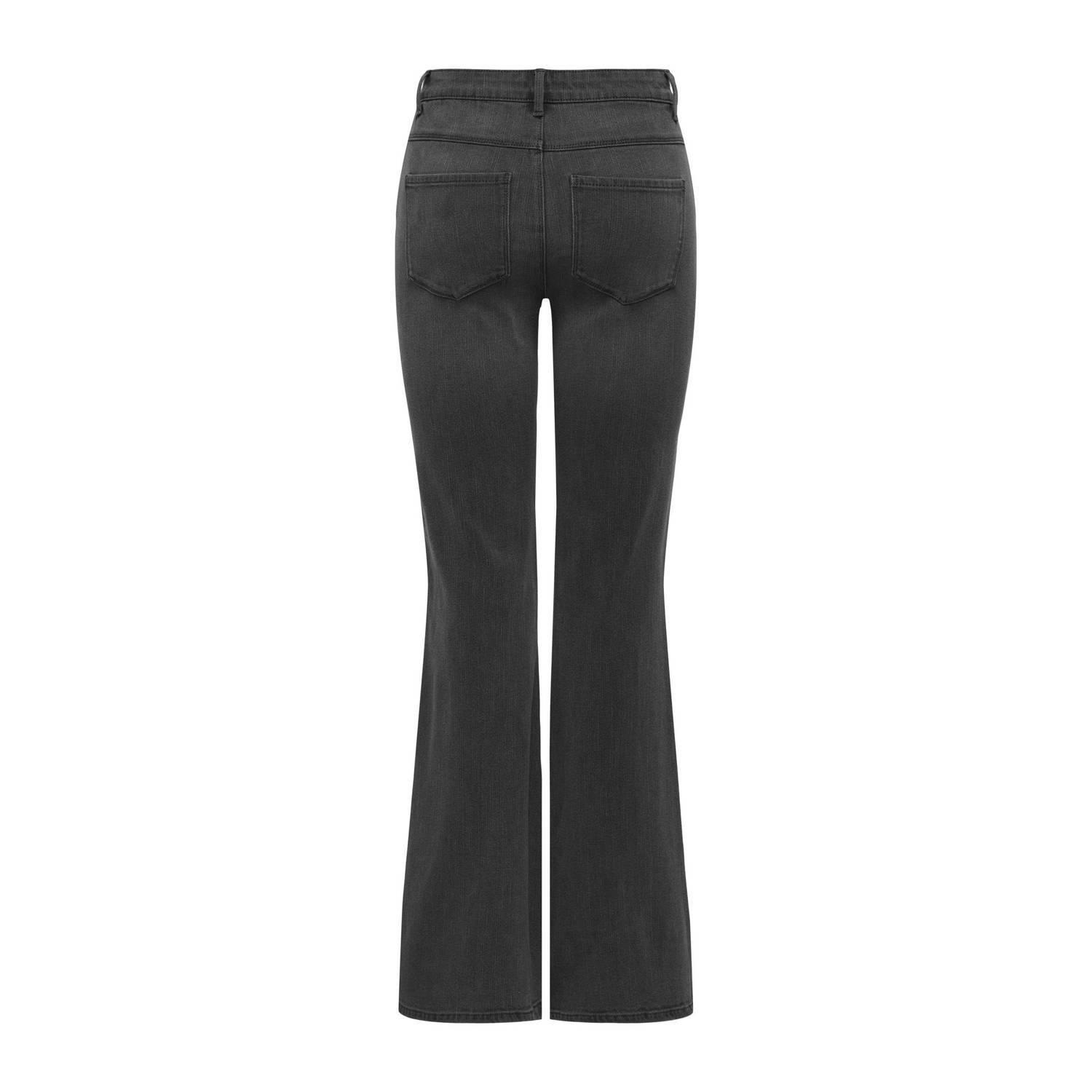 ONLY high waist flared jeans grey denim