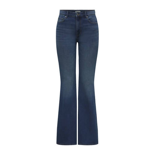 ONLY TALL high waist flared jeans medium blue denim afbeelding