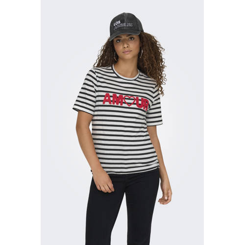 ONLY T-shirt zwart afbeelding