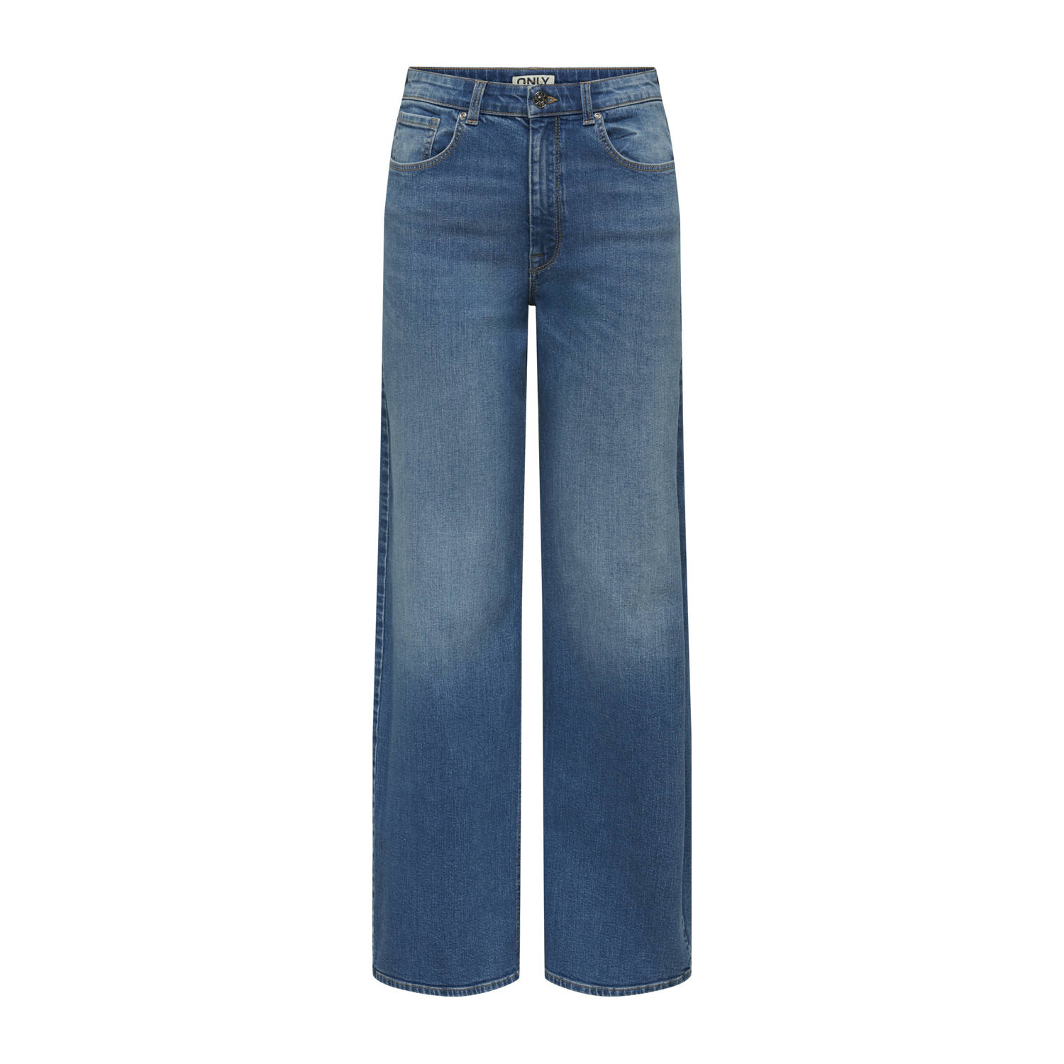ONLY high waist wide leg jeans light blue denim