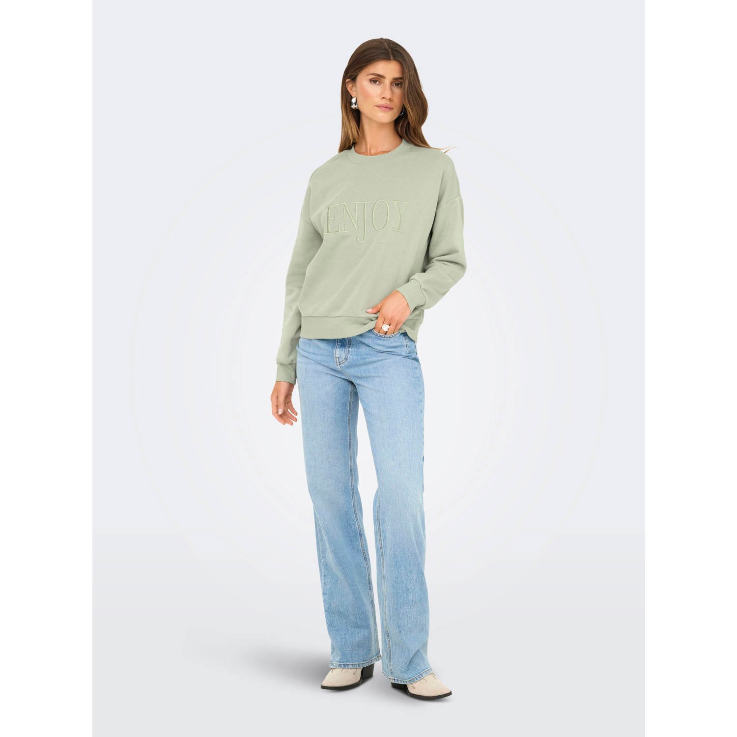 ONLY sweater lichtgroen