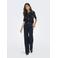 ONLY high waist wide leg jeans dark blue denim