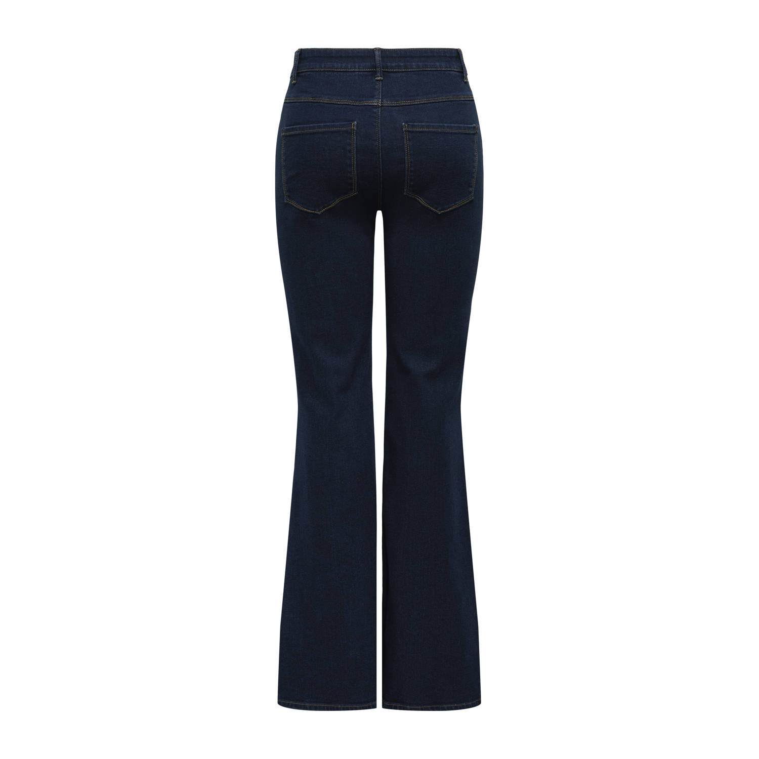 ONLY high waist flared jeans dark blue denim