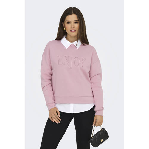 ONLY sweater lichtroze afbeelding