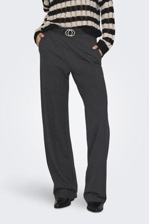wide leg regular waist casual broek