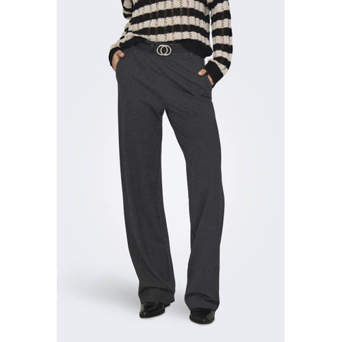 ONLY wide leg regular waist casual broek afbeelding