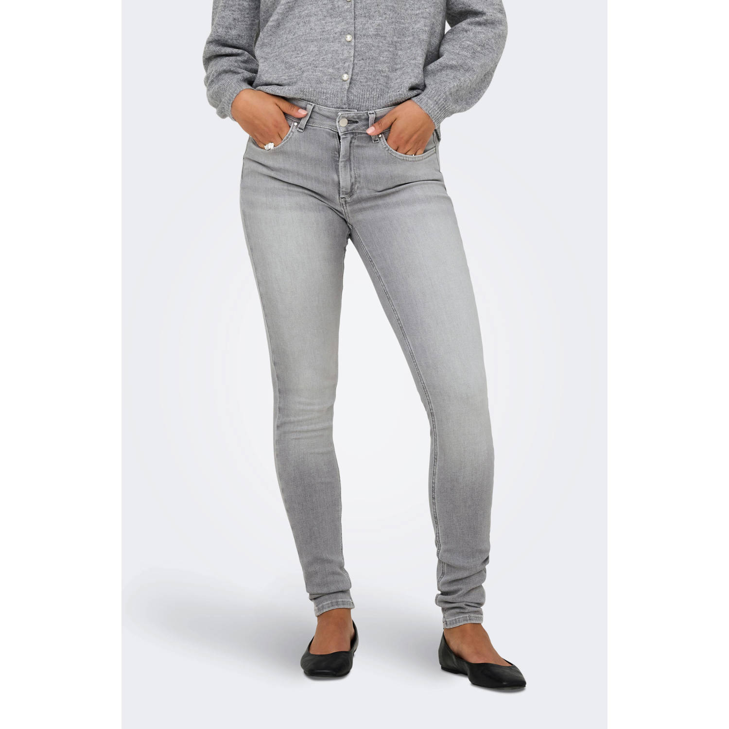 Only Skinny fit jeans van katoenmix model 'BLUSH'