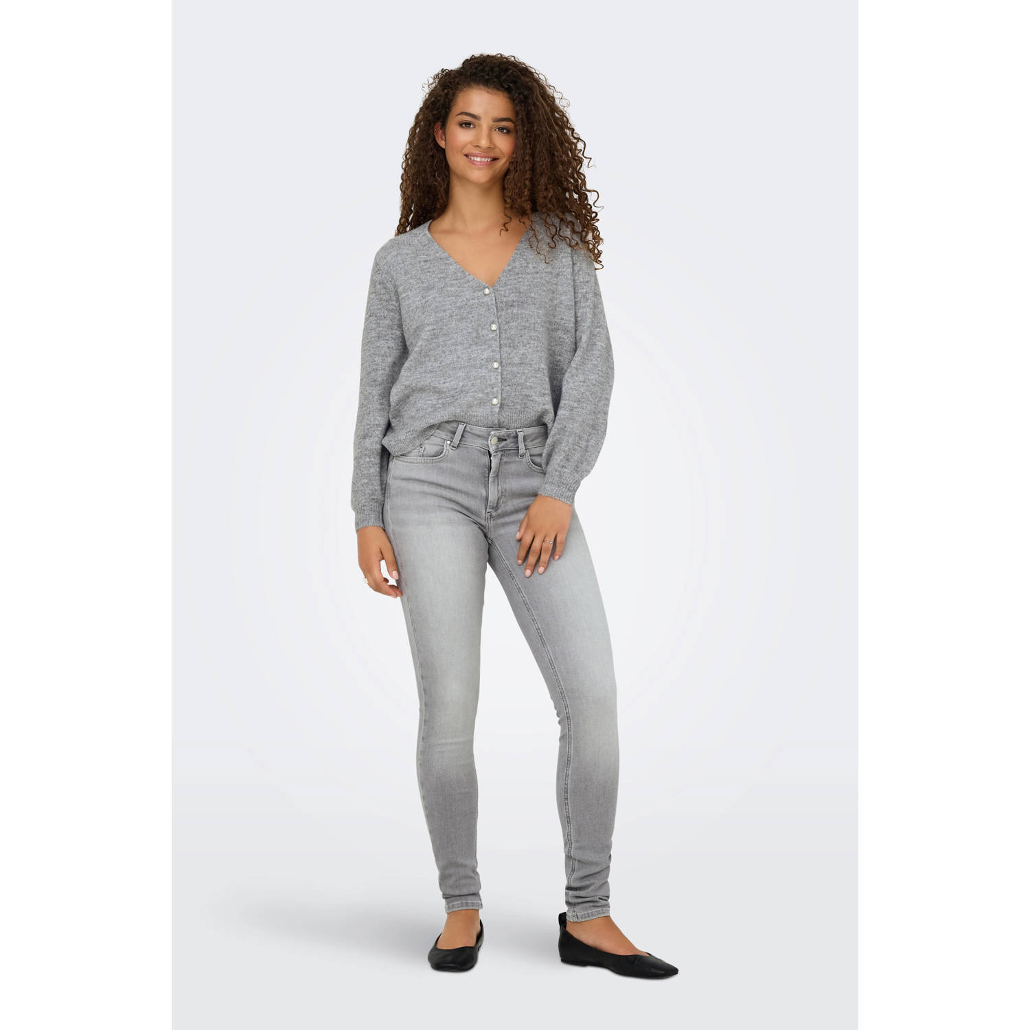 ONLY skinny jeans grey denim