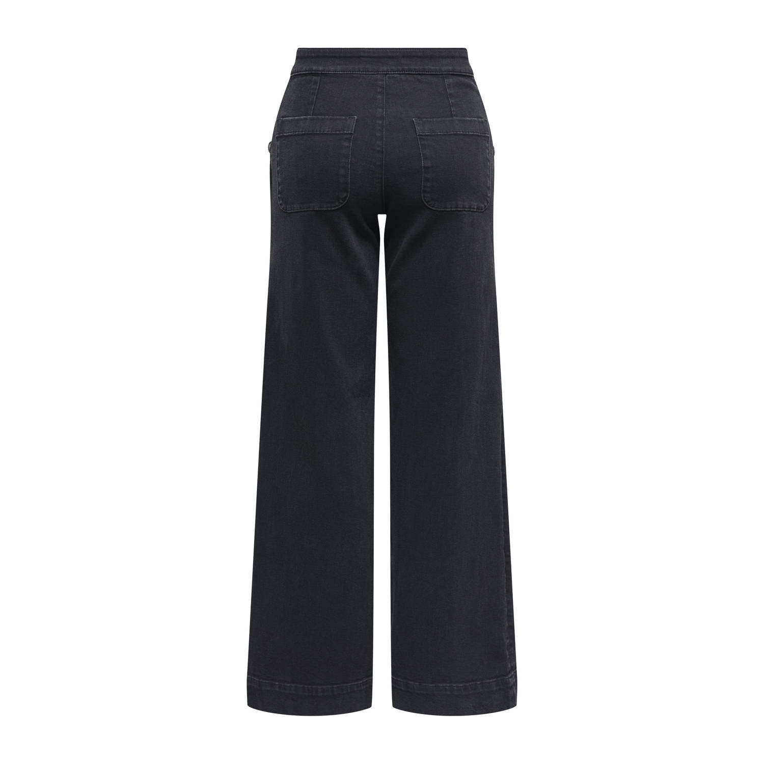 ONLY waist wide leg jeans zwart