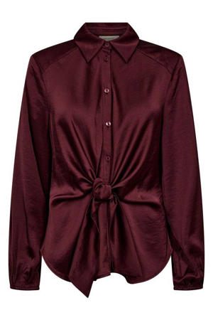 blouse donkerrood