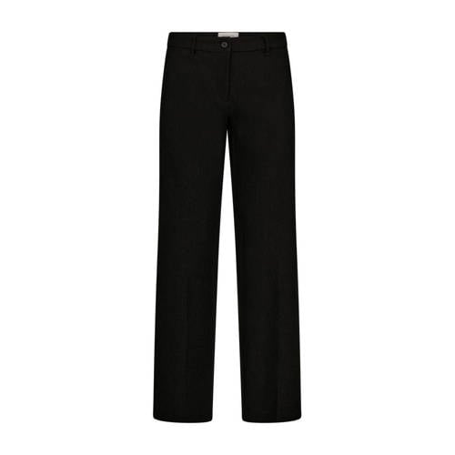 FREEQUENT straight regular waist pantalon zwart afbeelding