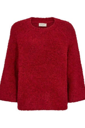 gebreide trui rood